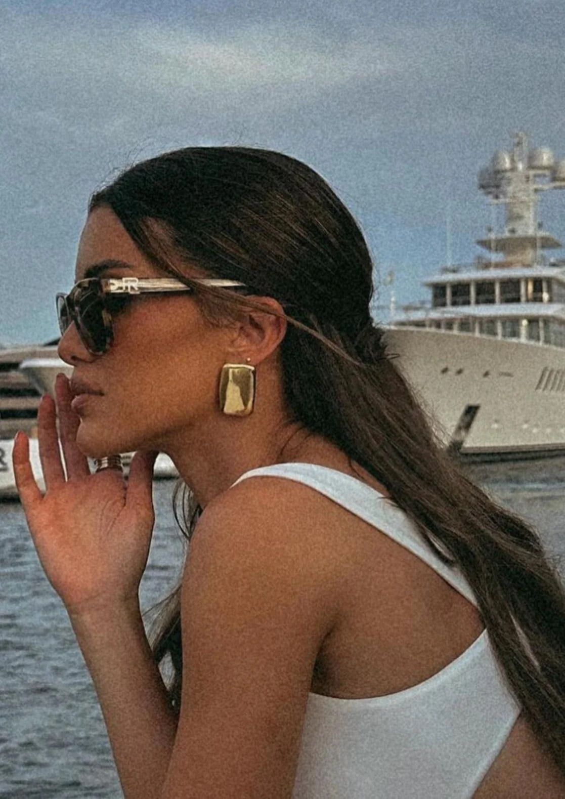 Amelith - Elegante Rechthoekige Studs